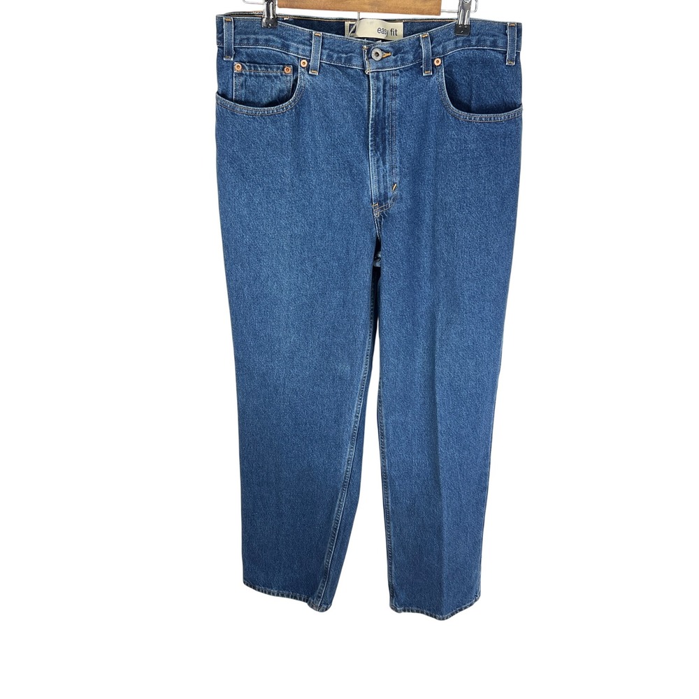 Gap Blue Jeans Mens 36x30 Easy Fit Relaxed Straight Denim Vintage Y2K Loose